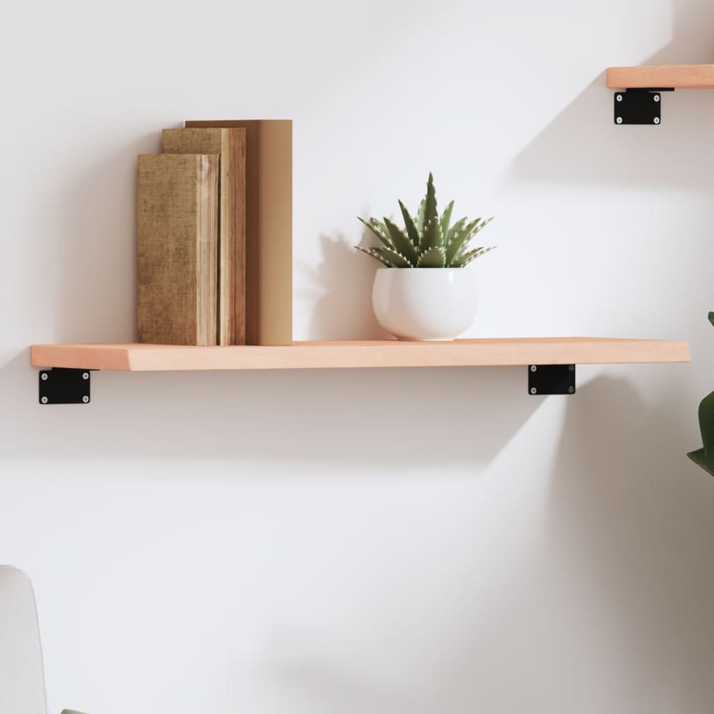 JUNG Vida Wandregal 60x20x2 cm Massivholz Eiche Unbehandelt