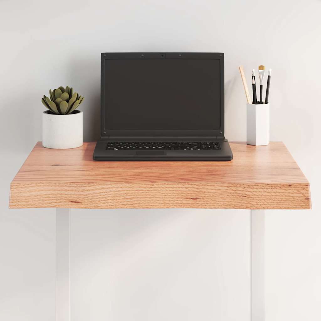 JUNG Vida Tischplatte 60x50x(2-6) cm Massivholz Behandelt Baumkante