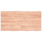 JUNG Vida Tischplatte 120x60x(2-4) cm Massivholz Behandelt Baumkante