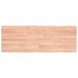 JUNG Vida Tischplatte 140x50x(2-4) cm Massivholz Behandelt Baumkante
