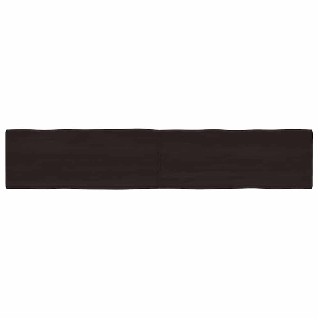 JUNG Vida Tischplatte 200x40x(2-4) cm Massivholz Behandelt Baumkante