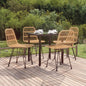 JUNG Vida 5-tlg. Garten-Essgruppe Poly Rattan