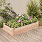 JUNG Vida Hochbeet mit Einsatz 120x60x25 cm Massivholz Tanne