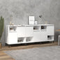 JUNG Vida Sideboards 3 Stk. Hochglanz-Weiß 60x35x70 cm Holzwerkstoff