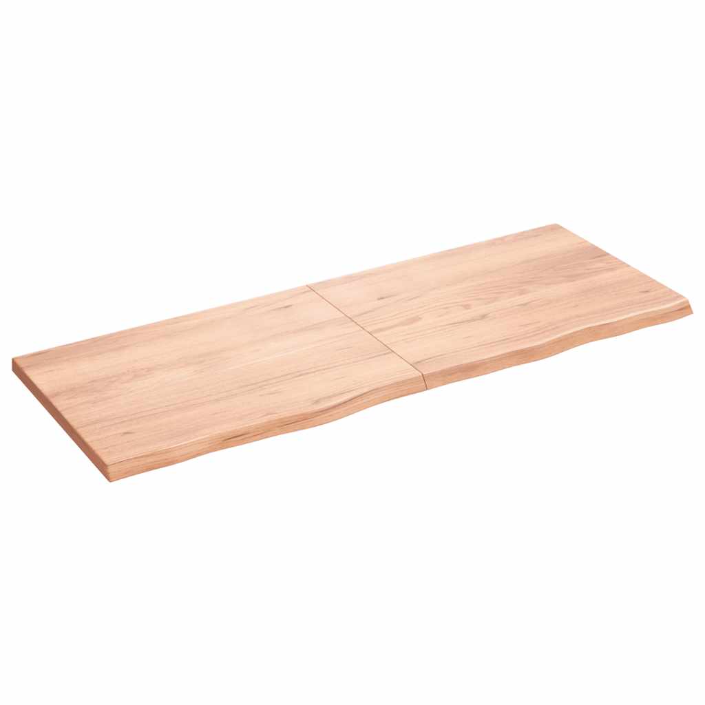 JUNG Vida Tischplatte Hellbraun 160x60x(2-4)cm Massivholz Eiche Behandelt