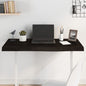 JUNG Vida Tischplatte Dunkelbraun 100x40x(2-6)cm Massivholz Eiche