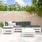 JUNG Vida 6-tlg. Garten-Lounge-Set Weiß Massivholz Kiefer
