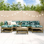 JUNG Vida 7-tlg. Garten-Lounge-Set Kiefernholz Imprägniert