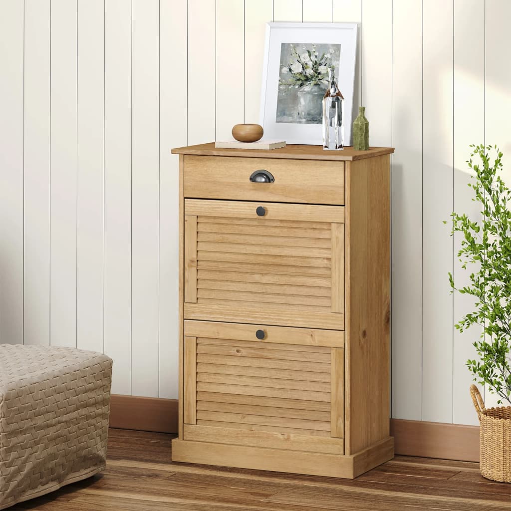 JUNG Vida Schuhschrank VIGO 60x35x96 cm Massivholz Kiefer