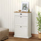 JUNG Vida Schuhschrank VIGO 60x35x96 cm Weiß Massivholz Kiefer