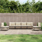 JUNG Vida 6-tlg. Garten-Lounge-Set mit Kissen Anthrazit Poly Rattan