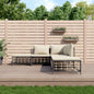 JUNG Vida 5-tlg. Garten-Lounge-Set mit Kissen Anthrazit Poly Rattan