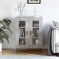 JUNG Vida Sideboard Betongrau 69,5x34x90 cm Holzwerkstoff