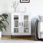 JUNG Vida Sideboard Hochglanz-Weiß 69,5x34x90 cm Holzwerkstoff
