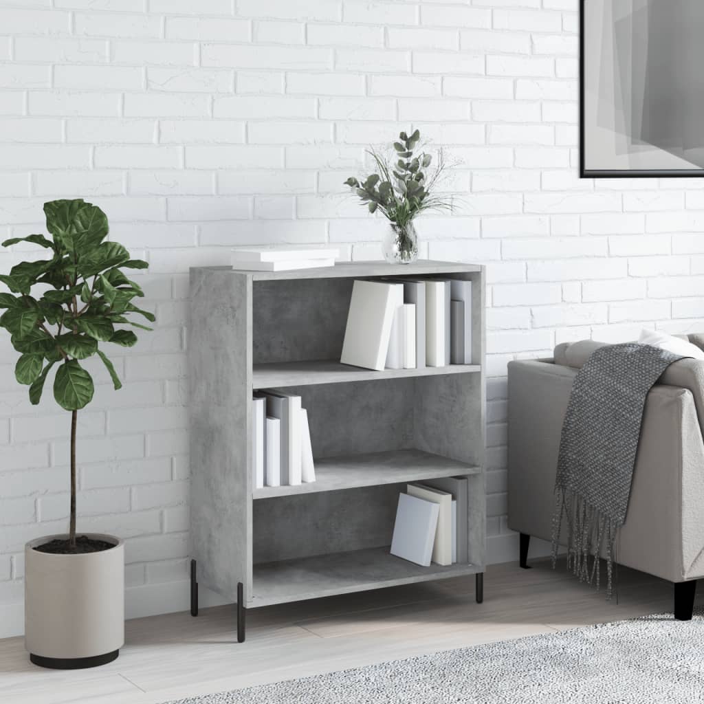 JUNG Vida Regalschrank Betongrau 69,5x32,5x90 cm Holzwerkstoff