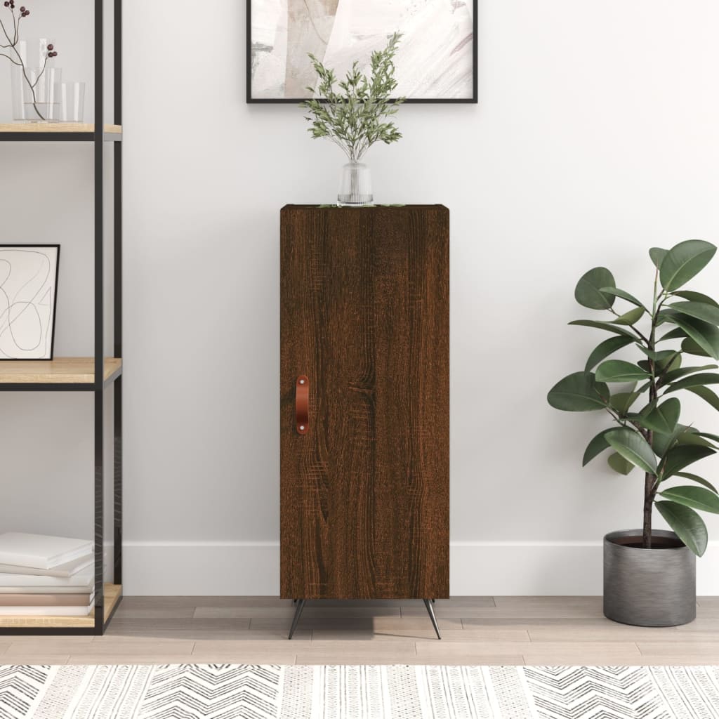 JUNG Vida Sideboard Braun Eichen-Optik 34,5x34x90 cm Holzwerkstoff