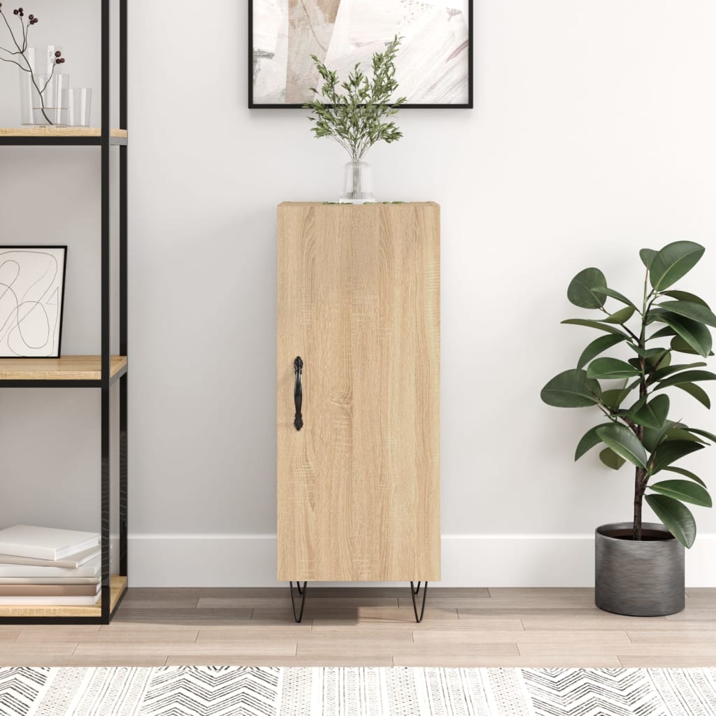 JUNG Vida Sideboard Sonoma-Eiche 34,5x34x90 cm Holzwerkstoff