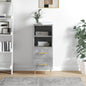 JUNG Vida Sideboard Betongrau 34,5x34x90 cm Holzwerkstoff