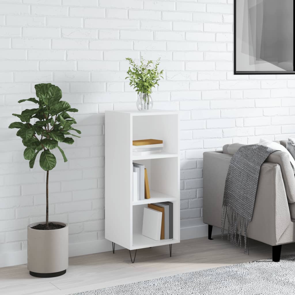 JUNG Vida Sideboard Weiß 34,5x32,5x90 cm Holzwerkstoff