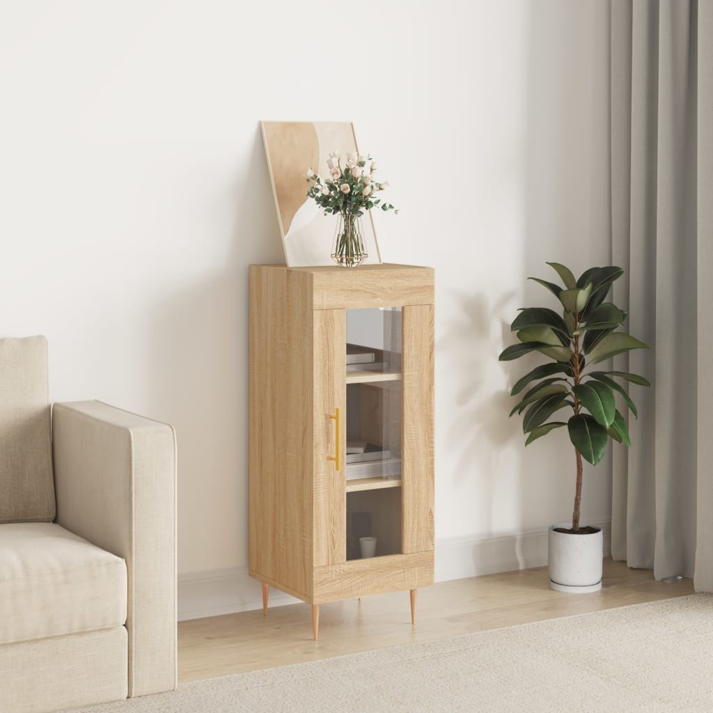 JUNG Vida Sideboard Sonoma-Eiche 34,5x34x90 cm Holzwerkstoff