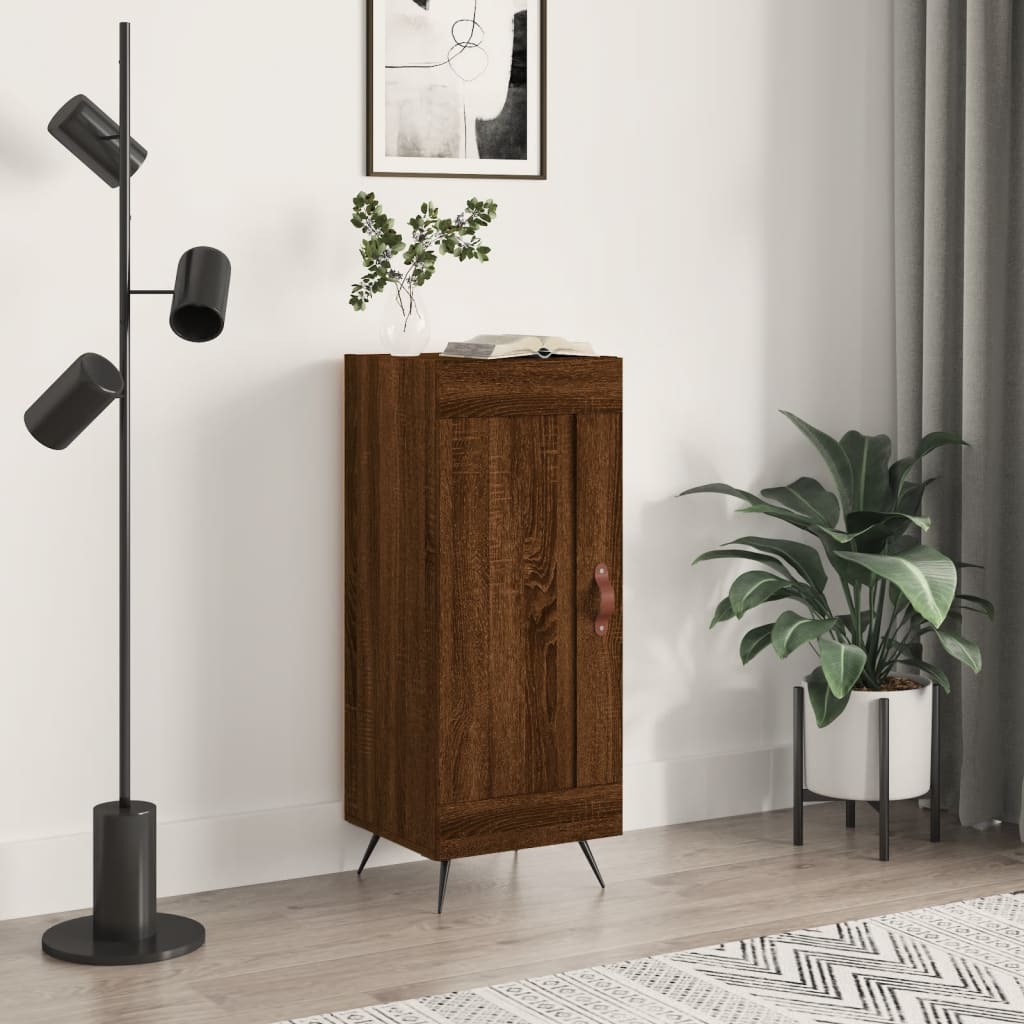 JUNG Vida Sideboard Braun Eichen-Optik 34,5x34x90 cm Holzwerkstoff