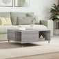 JUNG Vida Couchtisch Grau Sonoma 80x80x36,5 cm Holzwerkstoff