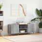 JUNG Vida Plattenschrank Grau Sonoma 121x38x48 cm Holzwerkstoff
