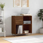 JUNG Vida Plattenschrank Braun Eichen-Optik 84,5x38x89 cm Holzwerkstoff