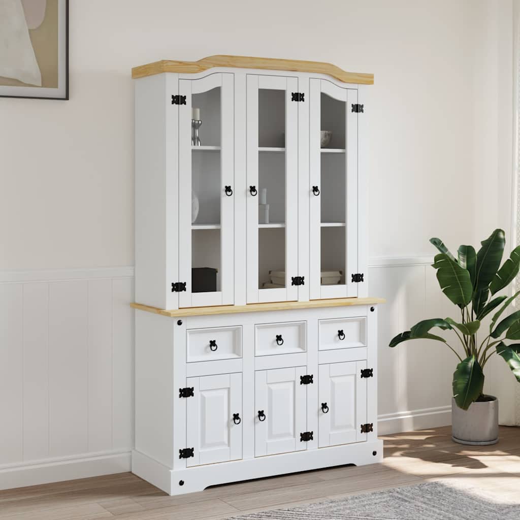 JUNG Vida Highboard Corona 112x43x196 cm Massivholz Mexikanische Kiefer