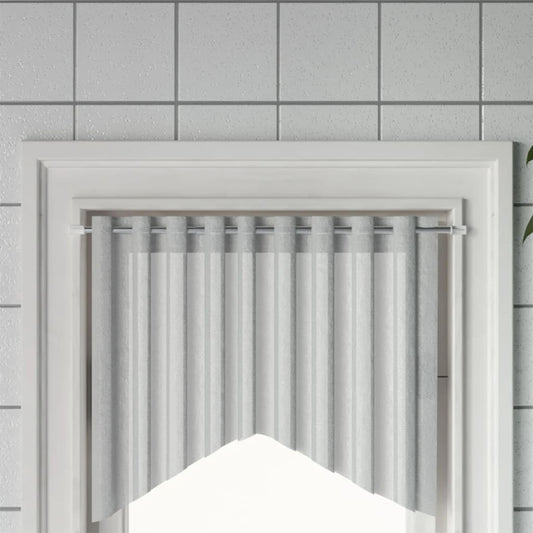 JUNG Vida Gardinenstangen 2 Stk. Weiß und Silbern 40-60 cm Aluminium