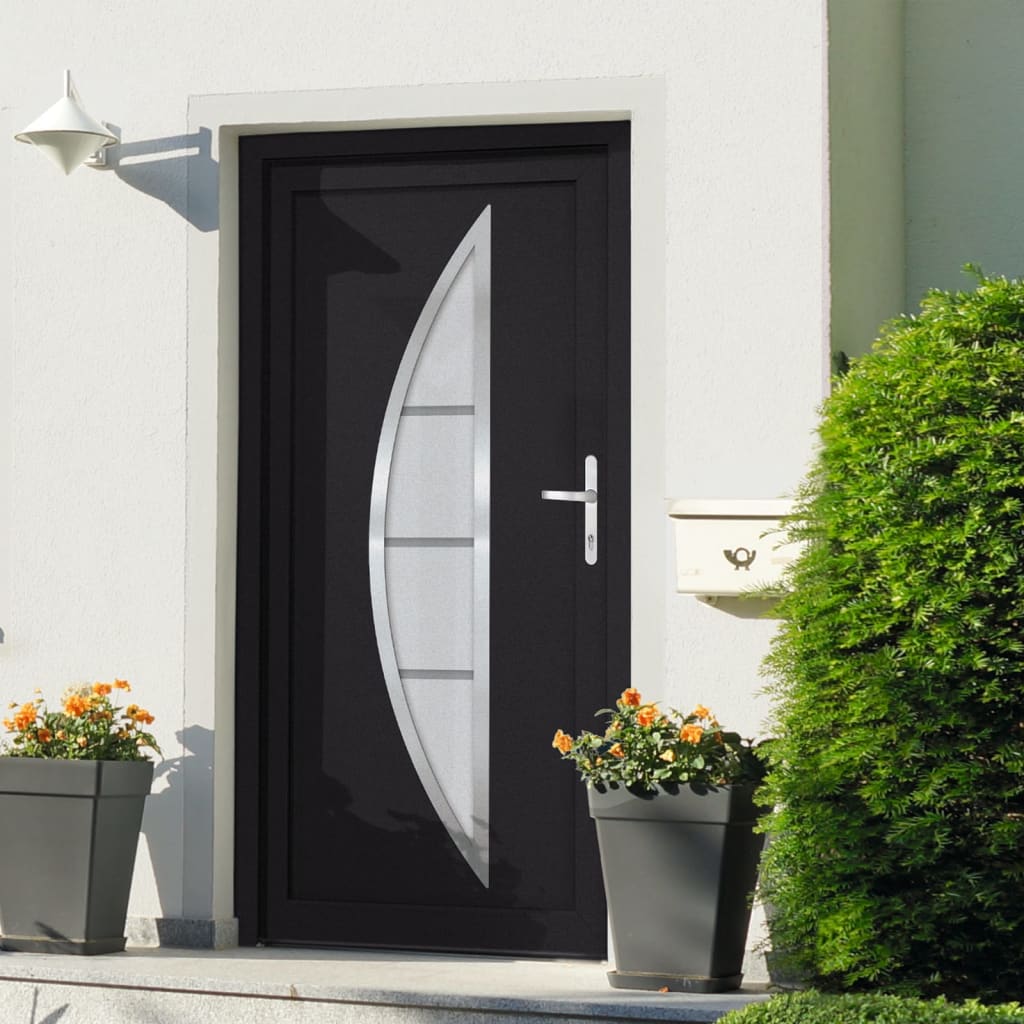 JUNG Vida Haustür Anthrazit 98x208 cm PVC