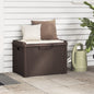 JUNG Vida Gartentruhe mit Sitzkissen Braun 125 L PP