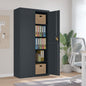 JUNG Vida Aktenschrank Anthrazit 90x40x180 cm Stahl