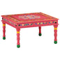 JUNG Vida Couchtisch Rosa Handbemalt Massivholz Mango