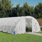 JUNG Vida Gewächshaus mit Stahlrahmen Weiß 24 m² 6x4x2 m