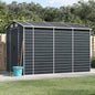 JUNG Vida Gerätehaus Anthrazit 191x300x198 cm Verzinkter Stahl