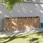 JUNG Vida Holzkorb Hellgrau 300 x 45 x 100 cm Verzinkter Stahl