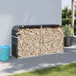 JUNG Vida Kaminholzunterstand Anthrazit 180x45x100 cm Verzinkter Stahl