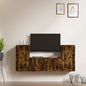 JUNG Vida 3-tlg. TV-Schrank-Set Räuchereiche Holzwerkstoff
