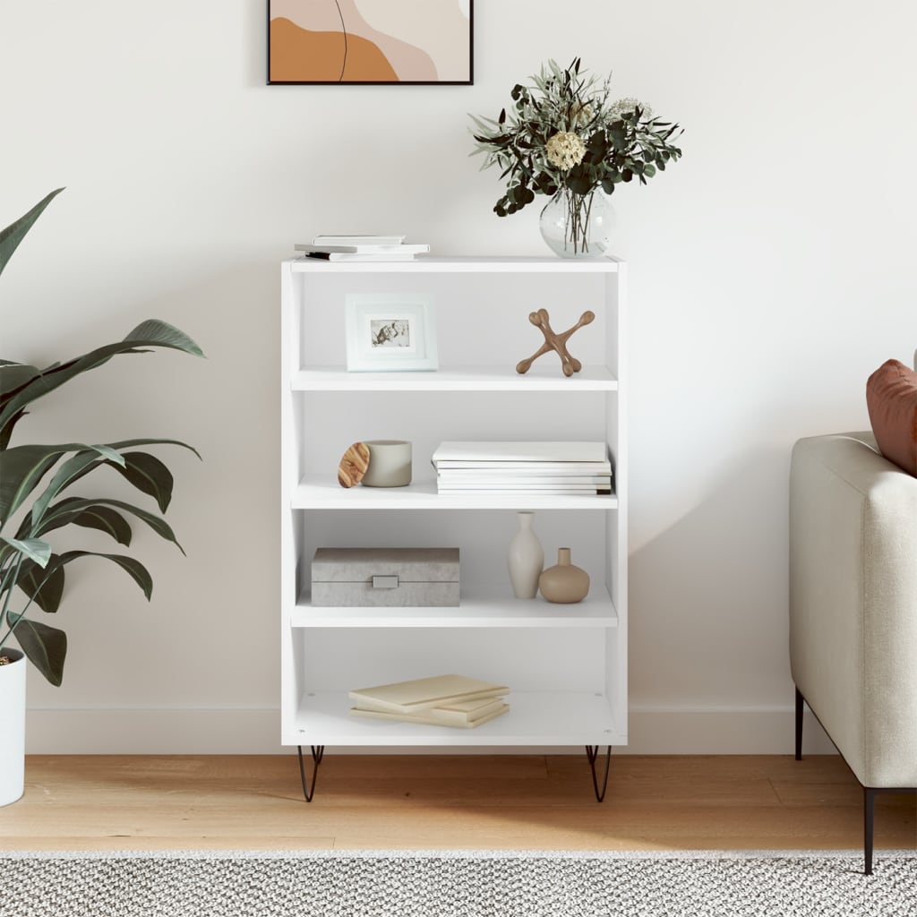 JUNG Vida Highboard Weiß 57x35x90 cm Holzwerkstoff
