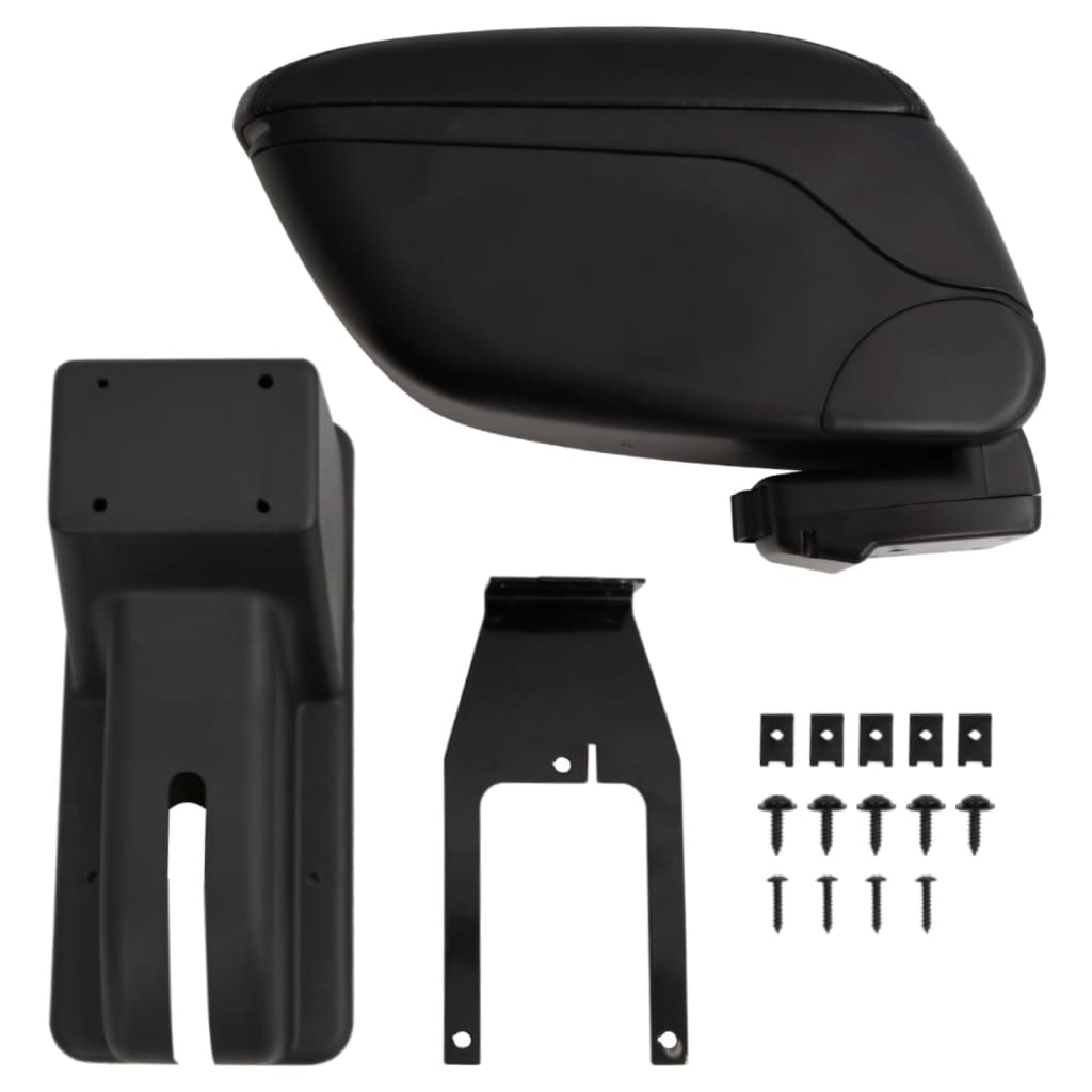 JUNG Vida Auto-Armlehne Schwarz 12x29x(32-46) cm ABS