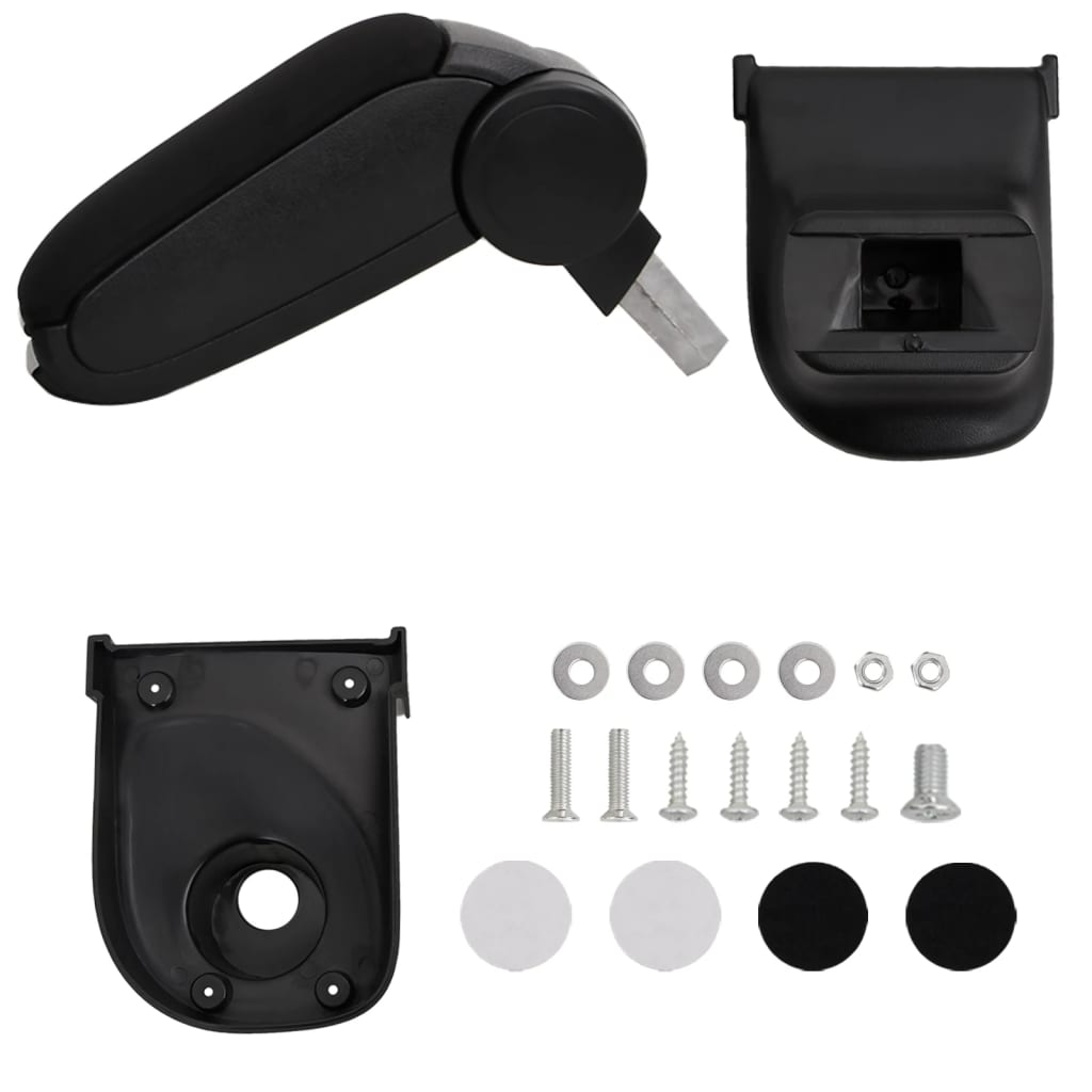JUNG Vida Auto-Armlehne Schwarz 15x35x(30-47) cm ABS