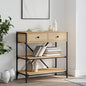 JUNG Vida Konsolentisch Sonoma-Eiche 75x34,5x75 cm Holzwerkstoff