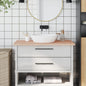 JUNG Vida Waschtischplatte 100x50x2,5 cm Massivholz Buche