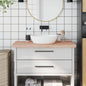JUNG Vida Waschtischplatte 100x60x4 cm Massivholz Buche