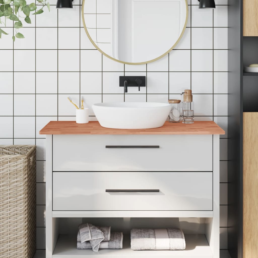 JUNG Vida Waschtischplatte 100x60x1,5 cm Massivholz Buche
