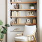 JUNG Vida Wandregal 80x20x4 cm Massivholz Buche