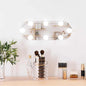 JUNG Vida Wandspiegel mit LED-Leuchten 15x40 cm Glas Oval