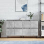 JUNG Vida Sideboards 2 Stk. Betongrau Holzwerkstoff