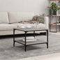 JUNG Vida Couchtisch Grau Sonoma 55x55x40 cm Holzwerkstoff